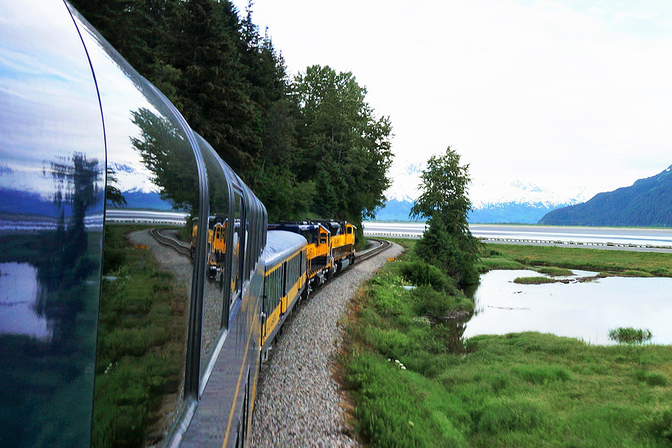 Panorama Train Coastal Train Kenai